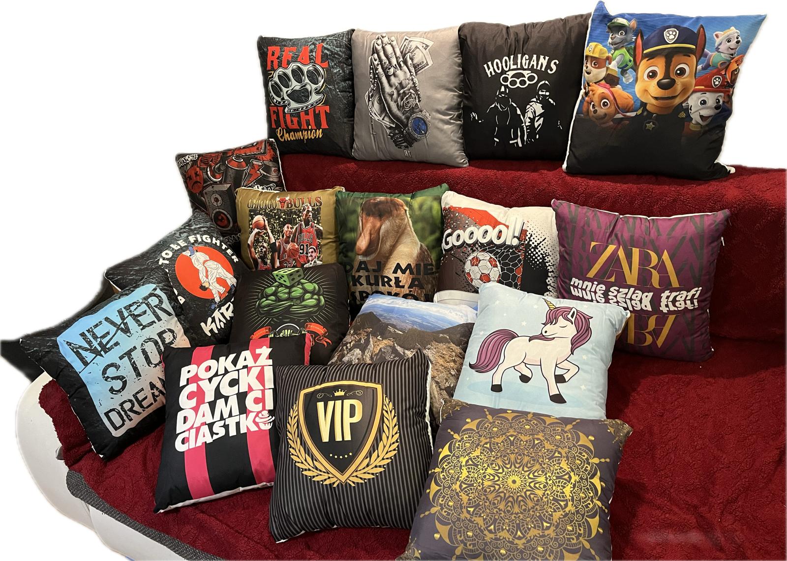 Poszewka 40x40 z nadrukiem Misie