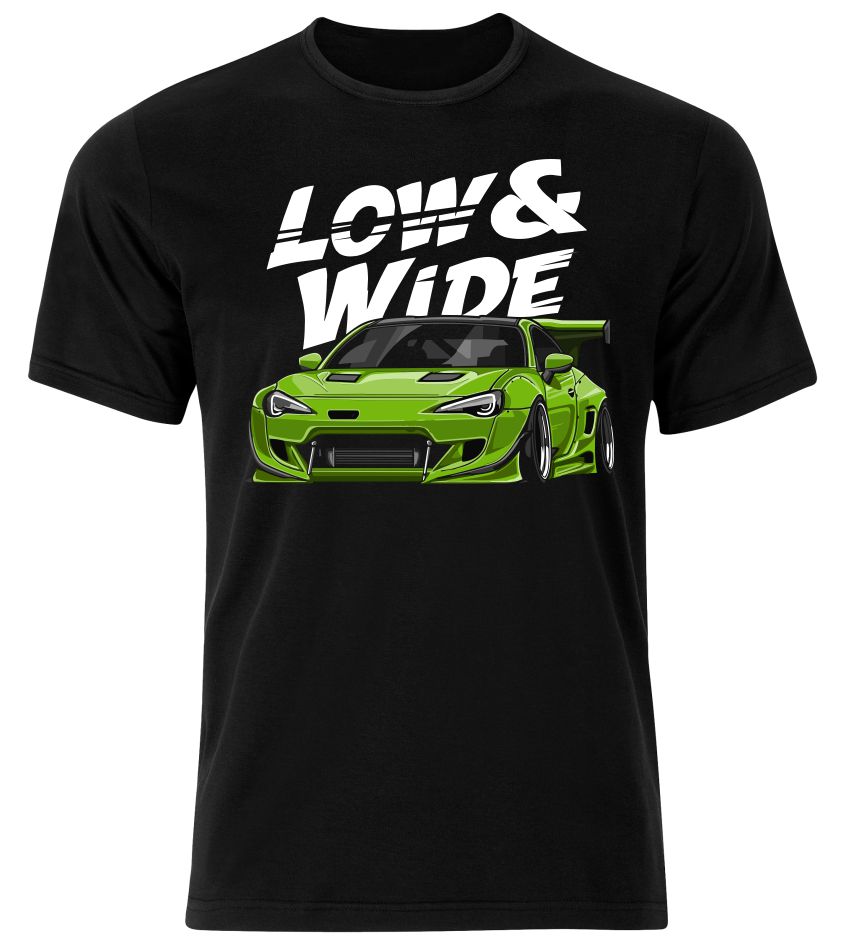 Koszulka motoryzacyjna z wybranym nadrukiem Premium Samochody