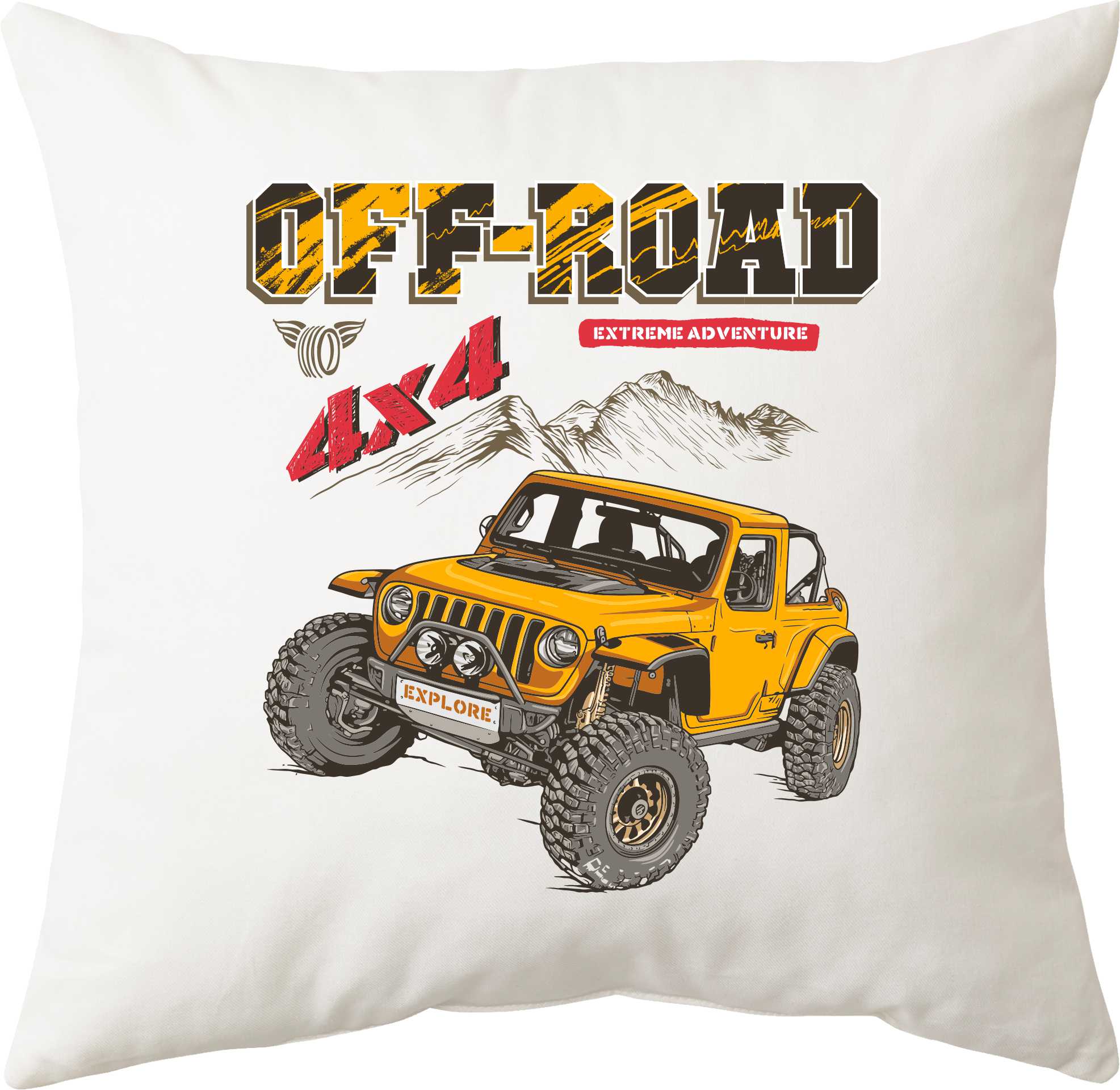 Poduszka 40x40 z nadrukiem Off Road