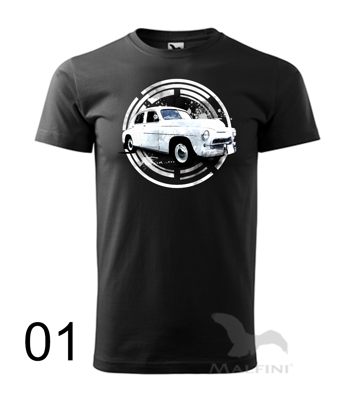 FSO Warszawa - Elegancja Polskiej Motoryzacji na Twojej Koszulce PRL