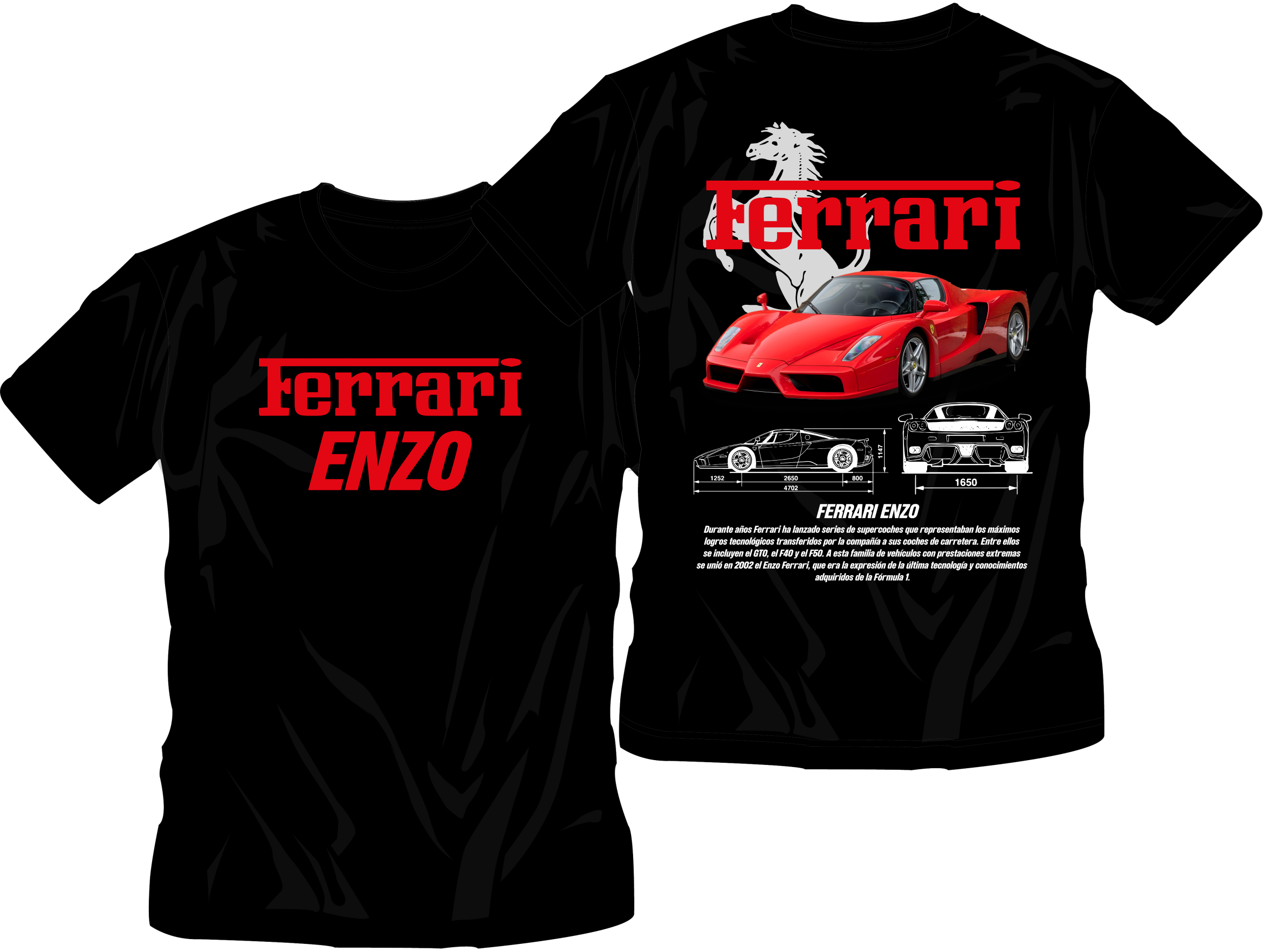 Koszulka Ferrari Enzo - Legendarne Superauto z Maranello