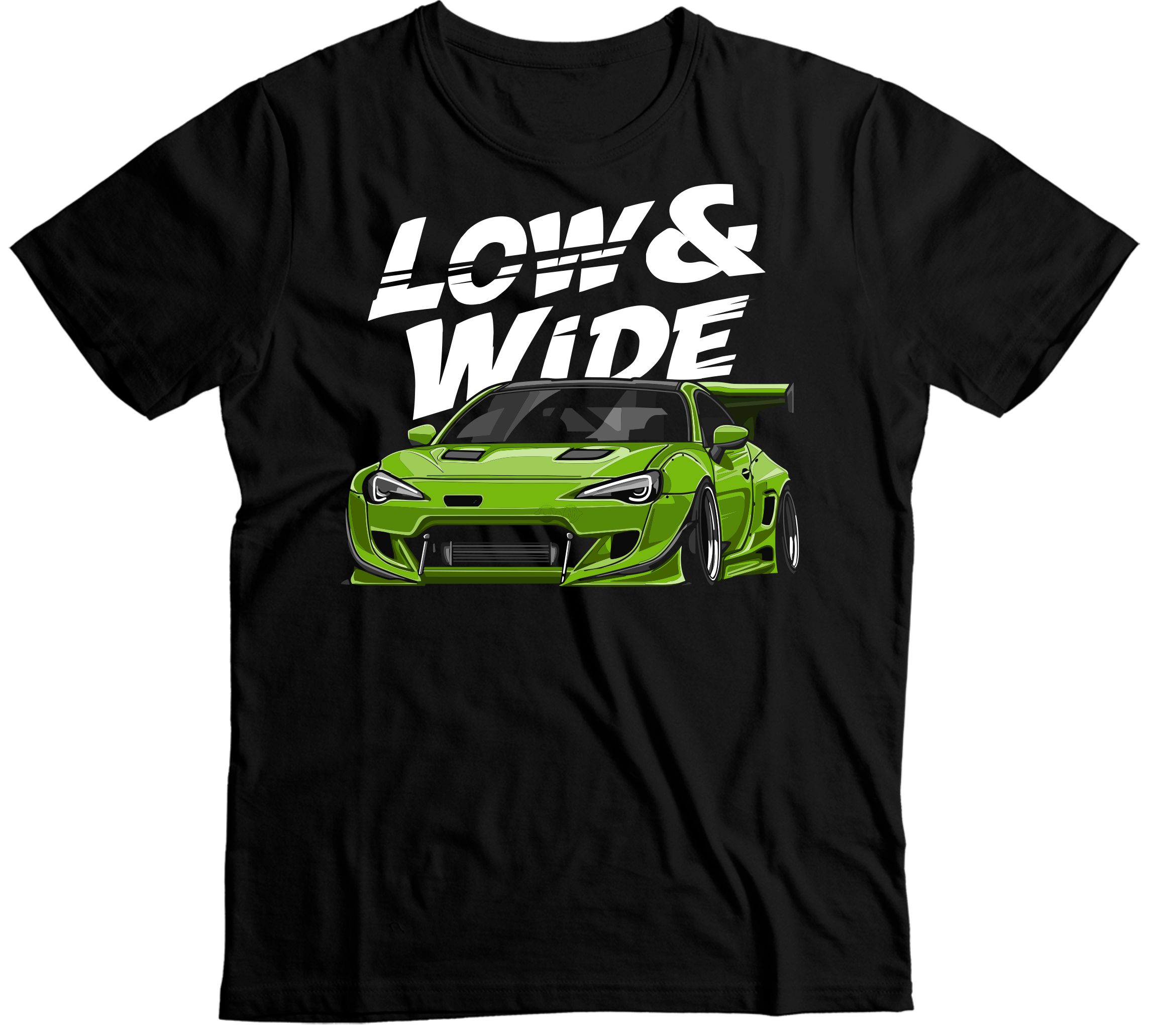 Low & Wide - Koszulka dla Fanów Niskich i Szerokich Aut