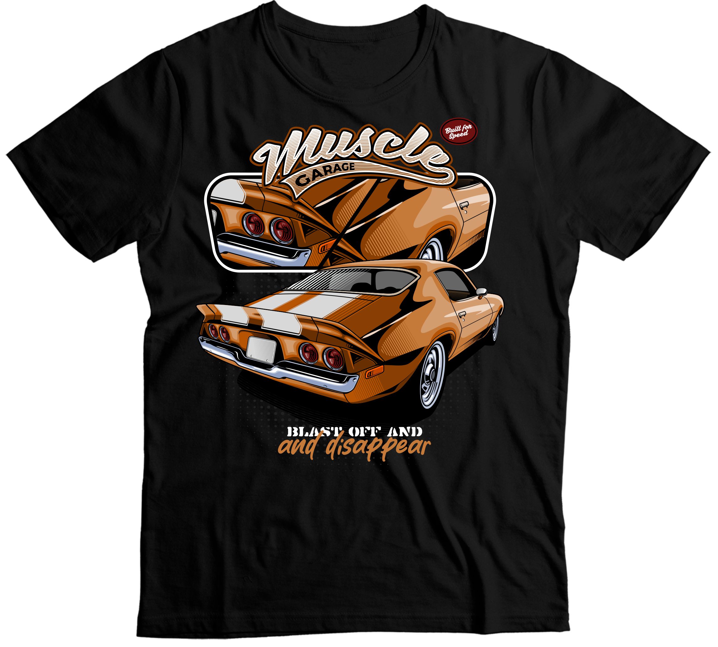 Muscle Garage - Koszulka dla Miłośników Mocy i Klasyki