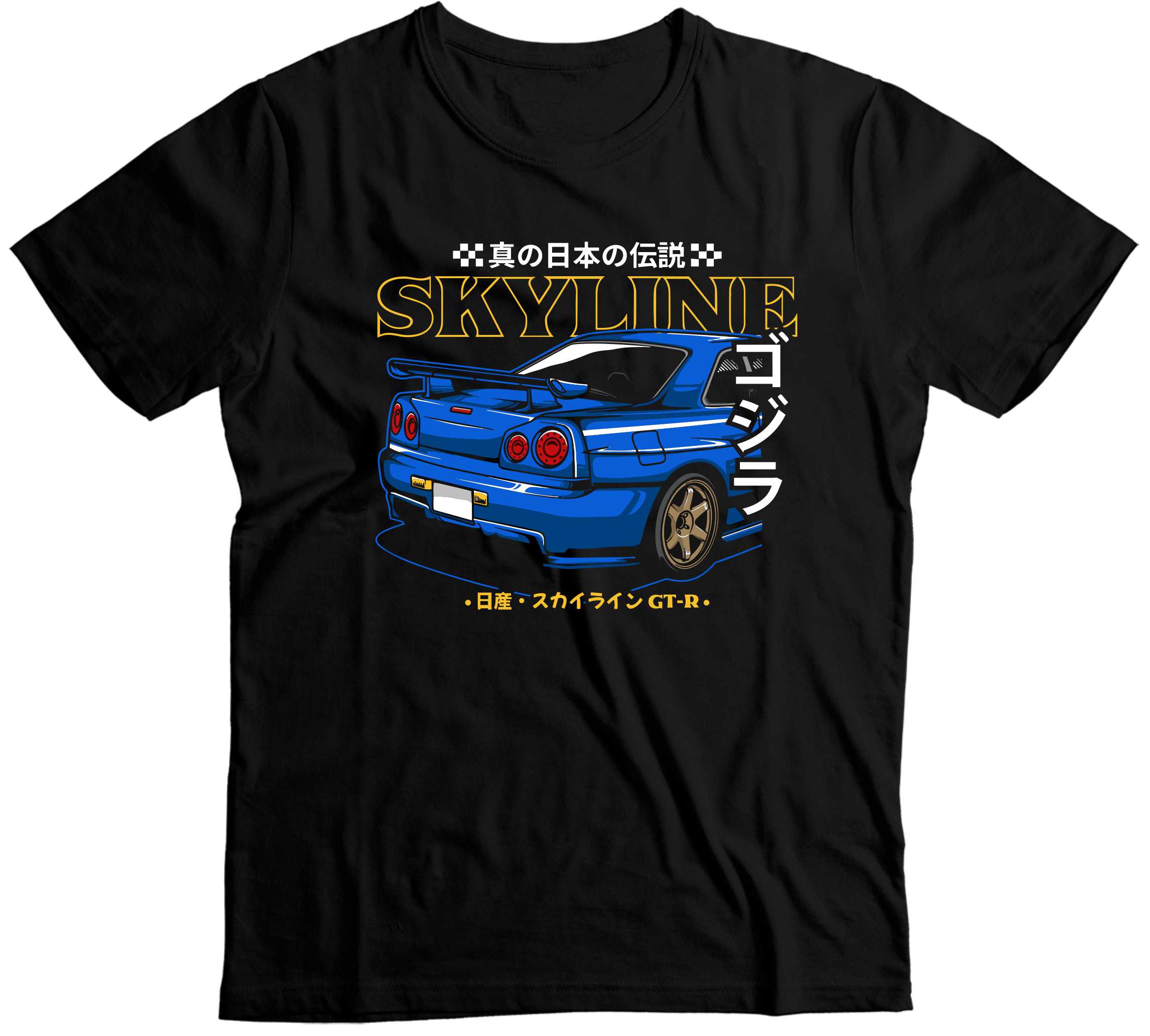 Koszulka Skyline GT-R R34 - Japońska Moc