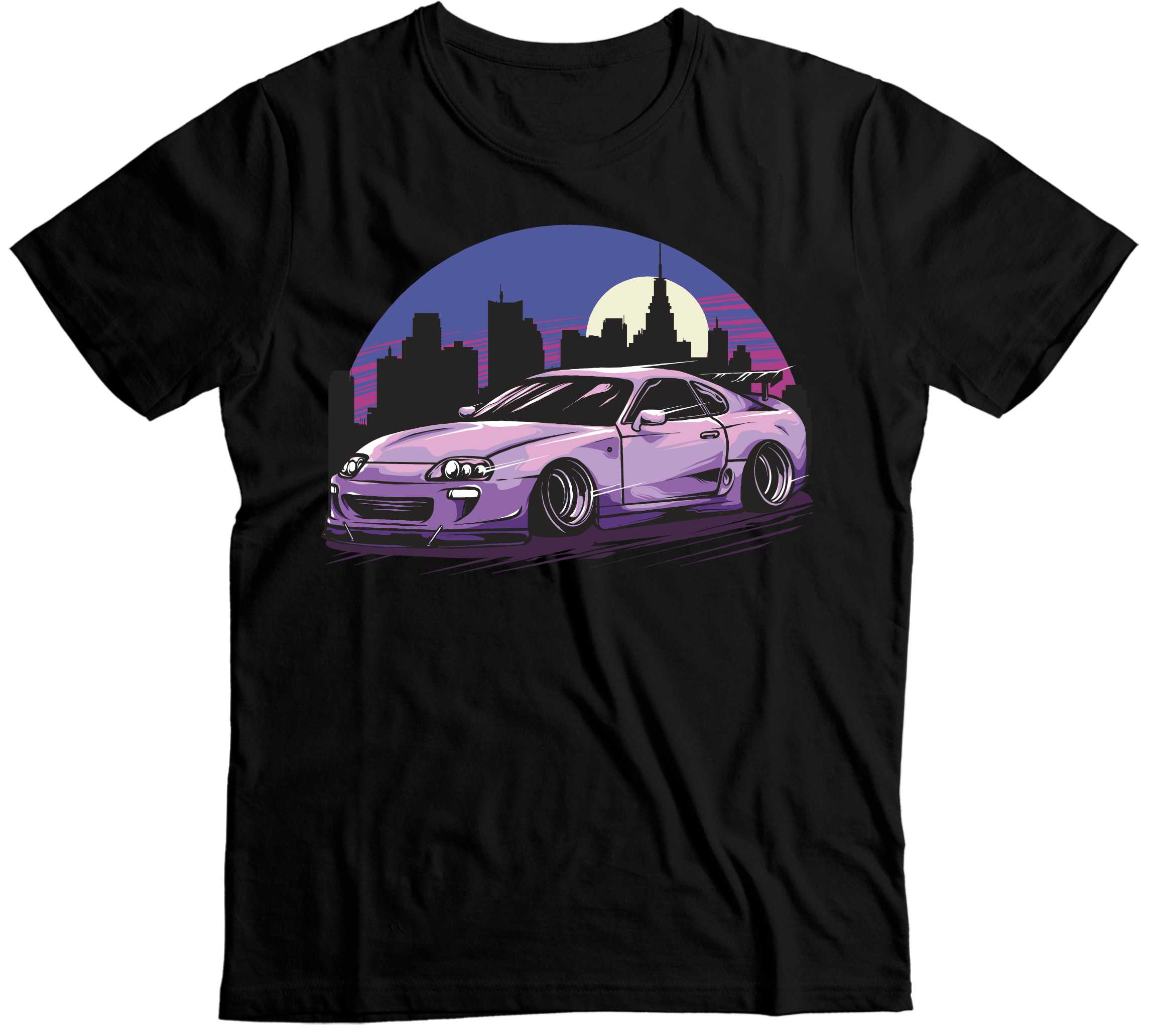 Vaporwave Supra - Koszulka w Klimacie Retrowave JDM