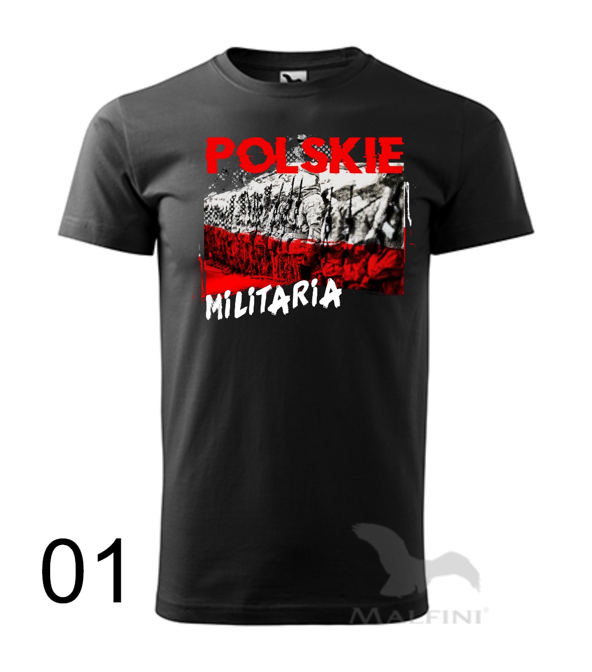 Polskie Militaria - Koszulka z Wojskowym Akcentem