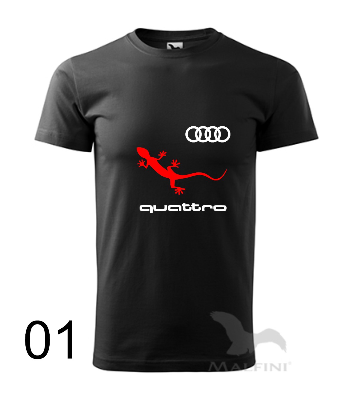 Audi Quattro Gecko - Koszulka Legendarnego Napędu