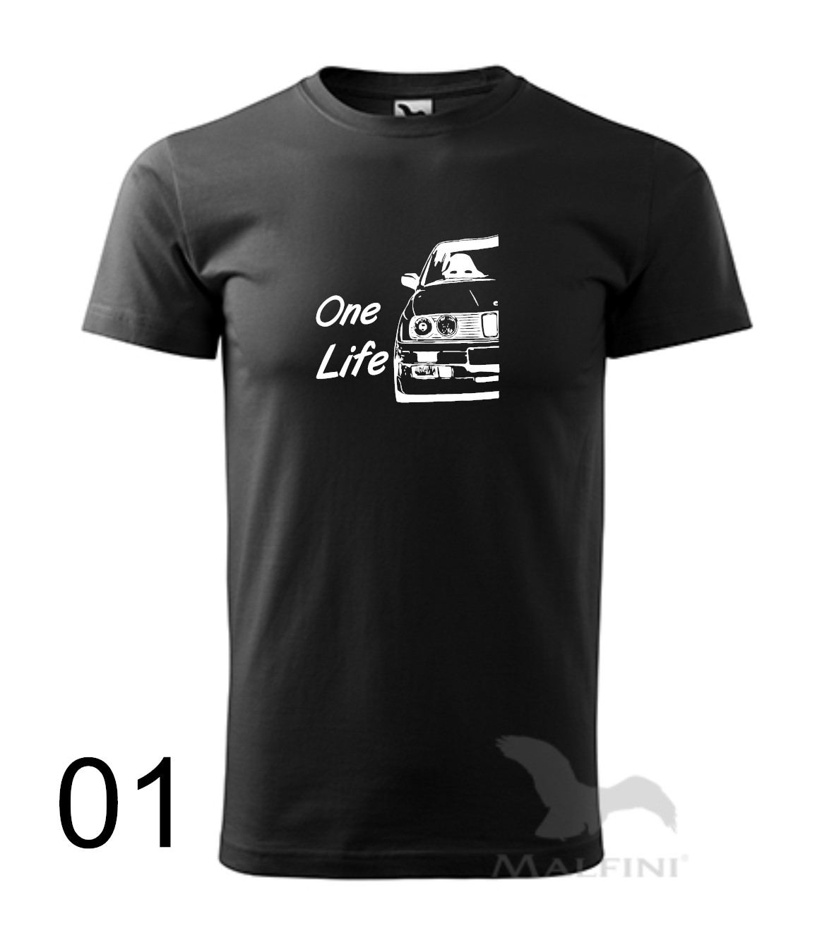 One Life - BMW E30 - Koszulka dla Fana Kultowej "Trójki"
