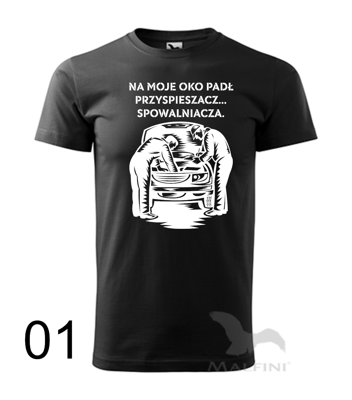 Koszulka "Na Moje Oko Padł Przyspieszacz Spowalniacza" - Humor dla Mechaników i Fanów Motoryzacji!